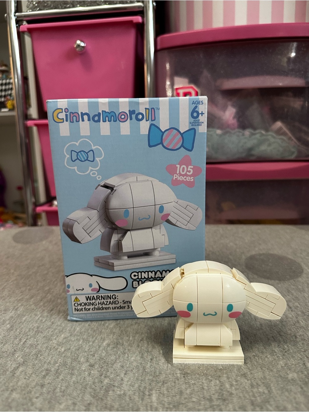 Hello Kitty Sanrio Cinnamoroll Block Figure Set